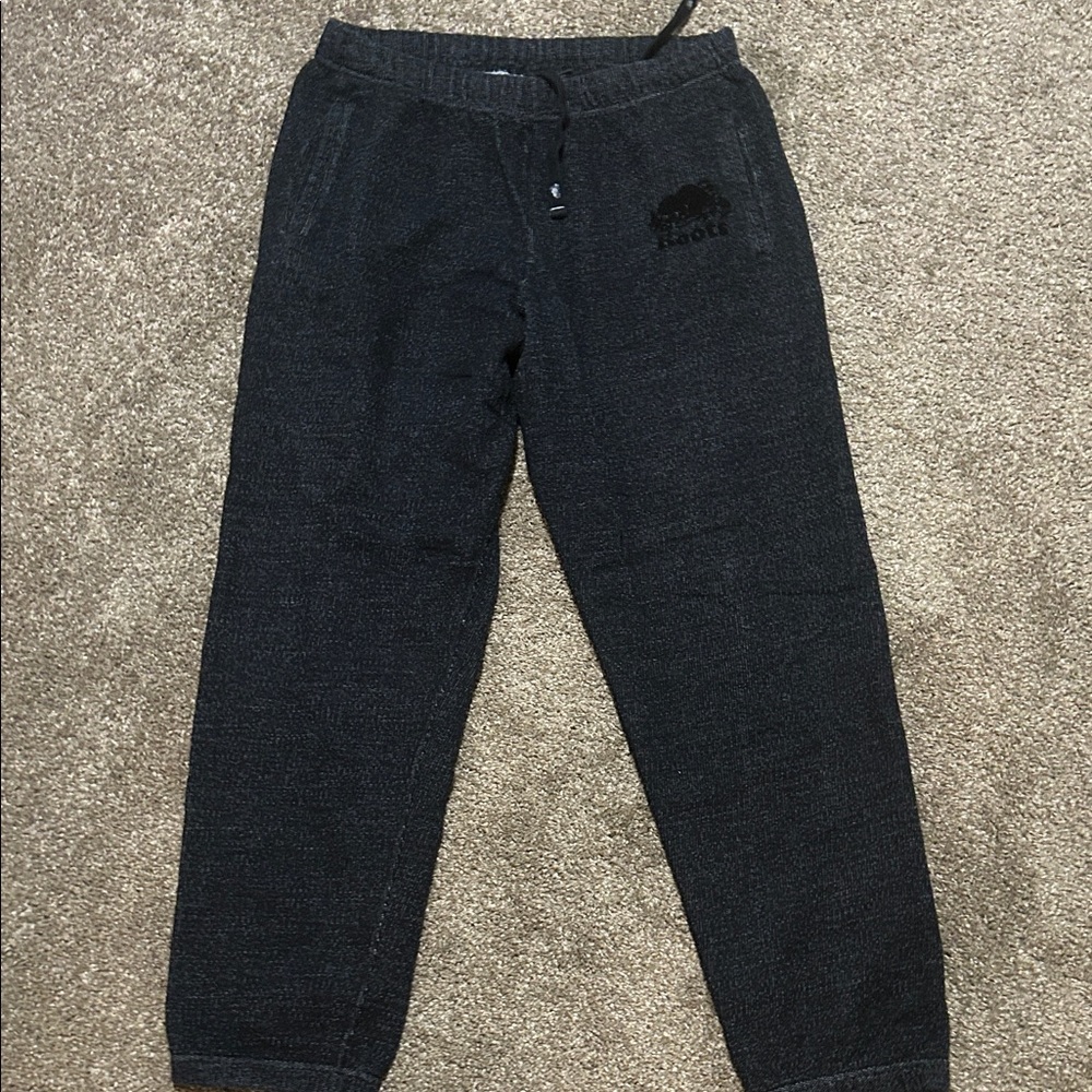 Black Jogger Pants Roots Men